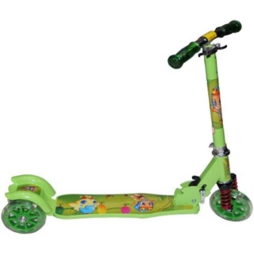  Defect Kinder Roller Klappbarer Frosch-Scoote mit DREI Rade