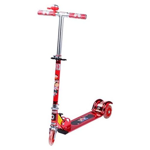  Defect Kinder Roller All-Aluminium-Dreirad-Flash-Roller im Freiensport faltbares Kinderfahrrad