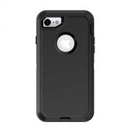 [아마존베스트]Defender Series Case for iPhone 8 Defender Case Triple Layer Defense for iPhone 7 Case Defender Belt Clip Holster Defender Black for iPhone 7 & iPhone 8 Case (Not Plus)