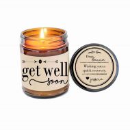 DefineDesignEtc Get Well Gift Get Well Soon Candle Surgery Gift Recovery Gift Get Well Card Aromatherapy Candle Get Well Soon Gift Feel Better Soon