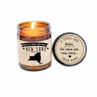 DefineDesignEtc New York Scented Candle Missing Home Homesick Gift Moving Gift New Home Gift No Place Like Home State Candle Miss You Mothers Day Gift