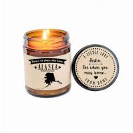DefineDesignEtc Alaska Scented Candle Missing Home Homesick Gift Moving Gift New Home No Place Like Home State Candle Thinking of You Christmas Gift