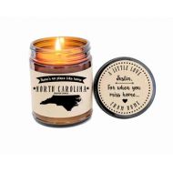 DefineDesignEtc North Carolina Scented Candle Missing Home Homesick Gift Moving Gift New Home No Place Like Home State Candle Miss You Christmas Gift