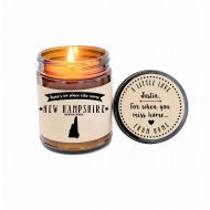 DefineDesignEtc New Hampshire Scented Candle Missing Home Homesick Gift Moving Gift New Home No Place Like Home State Candle Miss You Christmas Gift