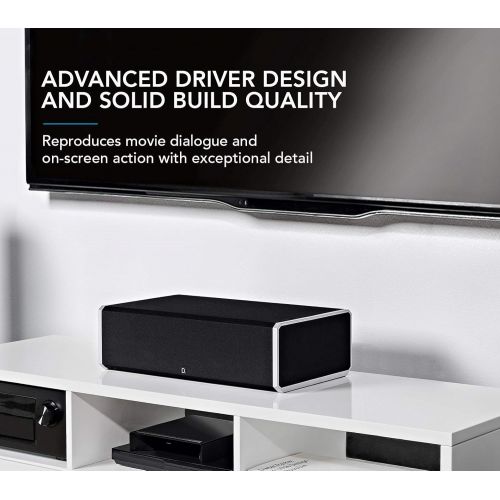  [아마존베스트]Definitive Technology CS-9060 Center Channel Speaker | Built-in 8 150-Watt Powered Subwoofer for Home Theater | High Performance | Premium Sound Quality | Single, Black