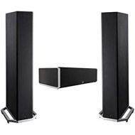 [아마존베스트]Definitive Technology BP9020 & CS9040 - 2 Floor Standing Speakers (3.5 Drivers) Plus 1 Center Channel Speaker | Premium Sound - Loud Bass | Front & Rear Arrays | Integrated 8 Subwo