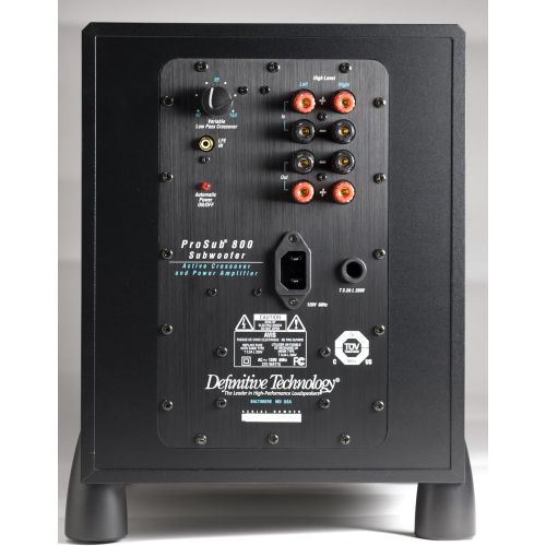  [아마존베스트]Definitive Technology ProSub 800 - High Output Compact 300W Powered Subwoofer | Heart-thumping Sound for Home Theater System | (Single, Black)