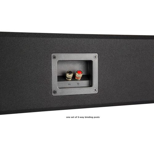  Definitive Technology CS-9040 Center Channel Speaker | Built-in 8” Bass Radiator for Home Theater | High Performance | Premium Sound Quality | Single, Black