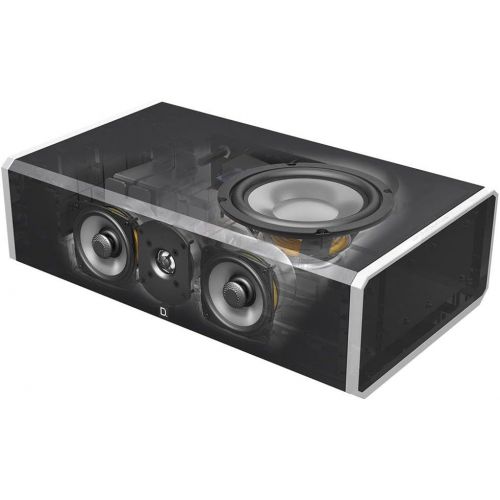  Definitive Technology CS-9060 Center Channel Speaker Built-in 8 150-Watt Powered Subwoofer for Home Theater High Performance Premium Sound Quality Single, Black