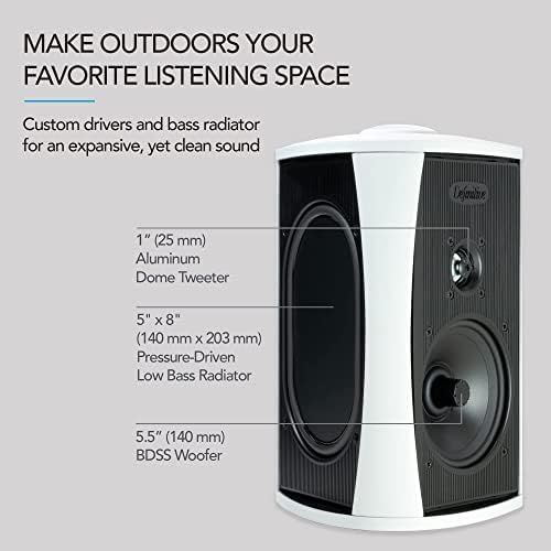  Definitive Technology AW 5500 All Weather Speaker with Bracket - Each (White)