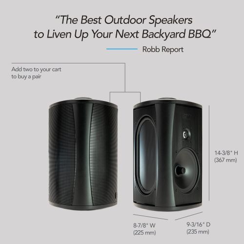  Definitive Technology AW 6500 All Weather Speaker with Bracket - Each (Black)