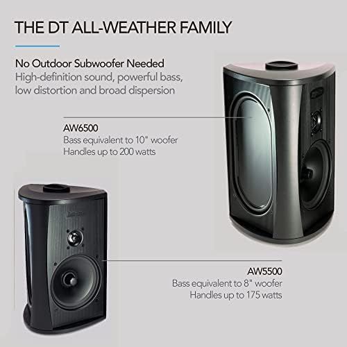  Definitive Technology AW 5500 All Weather Speaker with Bracket - Each (Black)