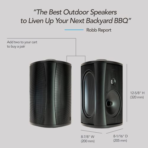  Definitive Technology AW 5500 All Weather Speaker with Bracket - Each (Black)