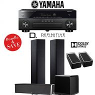 Definitive Technology BP9020 3.1.2-Ch High Performance Dolby Atmos Home Theater Speaker System with Yamaha AVENTAGE RX-A880BL 7.2-Ch 4K Network A/V Receiver