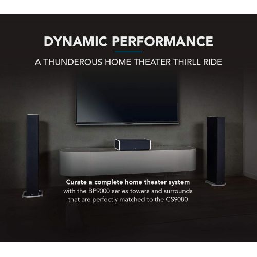  Definitive Technology CS-9080 High-Performance Center Channel Speaker with Integrated 8 Powered Subwoofer and Bass Radiator