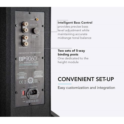  Definitive Technology BP9060 High Performance Tower Speaker