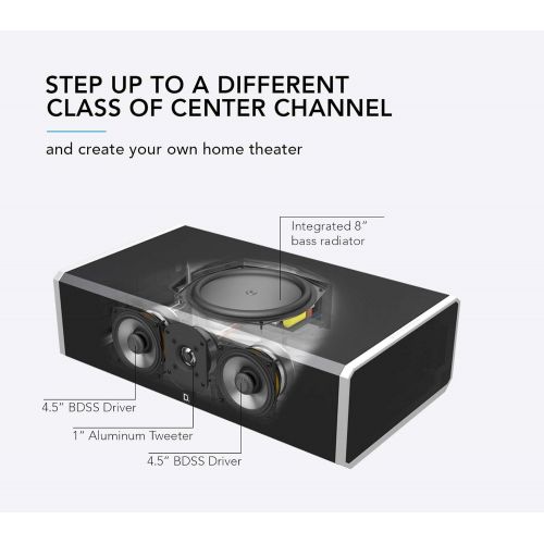  Definitive Technology CS9040 High-Performance Center Channel Speaker with Integrated 8” Bass Radiator