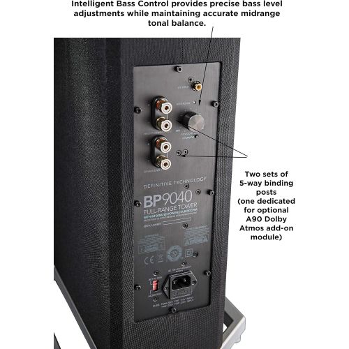  Definitive Technology BP9040 High Performance Tower Speaker