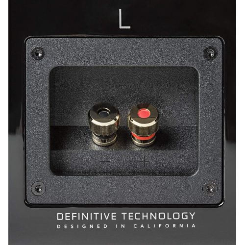  Definitive Technology Demand Series D7 High-Performance Bookshelf Speakers - Pair (Black)