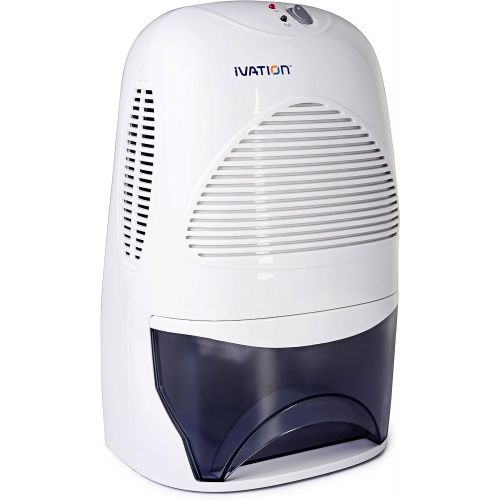  Ivation IVADM35 Powerful Mid-Size Thermo-Electric Dehumidifier - Quietly Gathers Up To 20 Ounces of Water Per Day - for Bath Room, Basement, Attic, Boats, Rv Ect - for Spaces Up To