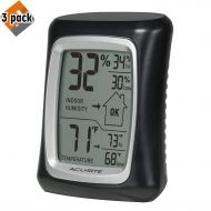 Dehumidifier AcuRite 00325 Indoor Thermometer & Hygrometer with Humidity Gauge, Black, 0.3