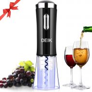 [아마존 핫딜] Electric Wine Opener, Deik Rechargeble Automatic Wine Bottle Opener with Removable Foil Cutter, Wine Opener with Light for Gift, Black
