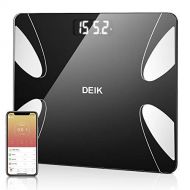 Deik Digital scale- Body Fat Scale Bluetooth,Smart BMI Bathroom Weight Scale, Body Composition Monitor with ...