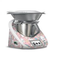 DeinDesign Vorwerk Thermomix TM5 Folie Skin Sticker aus Vinyl-Folie Einhorn Unicorn Muster