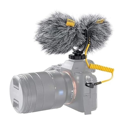  Deity V-Mic D4 DUO Dual Capsule Directional Shotgun Microphone Condenser Recording Microphone for DSLR IpadOS Computers Smartphones