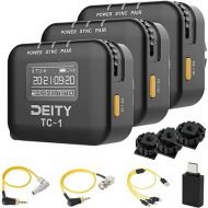 Deity TC-1 Wirless Timecode Box 3 Kit,2.4G Radio,Timecode Accuracy 0.5ppm,Bluetooth 5.0,Max Range 250FT, Support APP Control