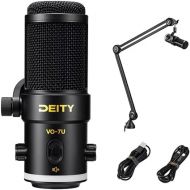 Deity VO-7U Boom Arm Kit USB Broadcast Microphone Dynamic USB Mic with RGB Lighting Effect for Phones Laptop PS5 XBOX Live Stream Conference Broadcast