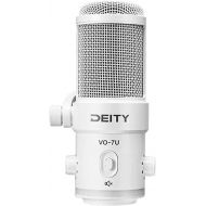 Deity Microphones VO-7U Dynamic Supercardioid USB Streamer Microphone with Desktop Tripod, White