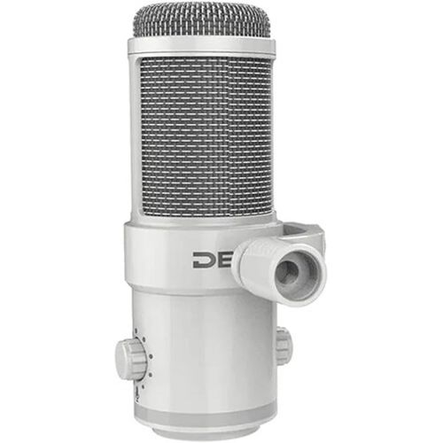  Deity Microphones VO-7U Dynamic Supercardioid USB Streamer Microphone with Desktop Tripod, White