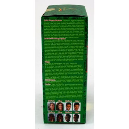  Deity Shampoo Color Change Kit Natural Herbal 2N1 Dark Brown