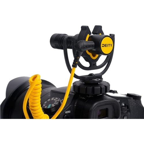  Deity V-Mic D4 Mini Video Microphone 20mph Wind Rating,Runs of 1-5V from Cameras,Phones,and Audio Recorders