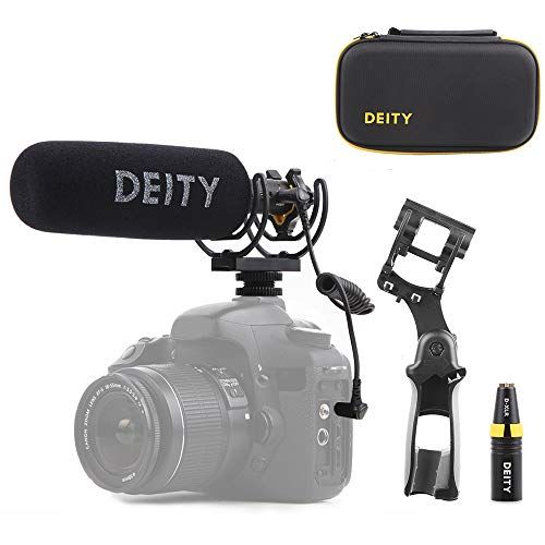  Deity V-Mic D3 Pro Location Kit Super-Cardioid Directional Shotgun Microphone with Rycote Duo-Lyre Shock Mount and PERGEAR Cloth for DSLRs Camcorders Smartphones Tablets Handy Reco