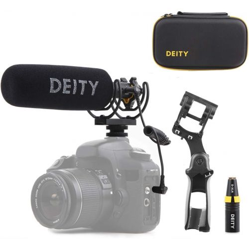  Deity V-Mic D3 Pro Location Kit Super-Cardioid Directional Shotgun Microphone with Rycote Duo-Lyre Shock Mount and PERGEAR Cloth for DSLRs Camcorders Smartphones Tablets Handy Reco