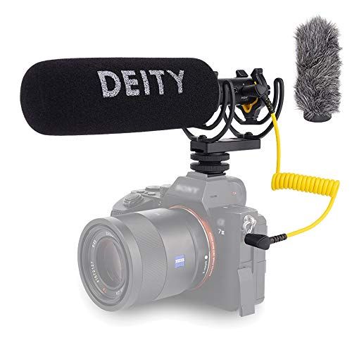  Deity V-Mic D3 Pro Super-Cardioid Directional Shotgun Microphone with Rycote Shockmount for DSLRs, Camcorders, Smartphones, Tablets, Handy Recorders, Laptop and Bodypack Transmitte