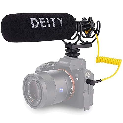  Deity V-Mic D3 Pro Super-Cardioid Directional Shotgun On-Camera Video Microphone with Rycote Shockmount for DSLRs, Camcorders, Smartphones, Handy Recorders, Tablets, Laptop and Bod