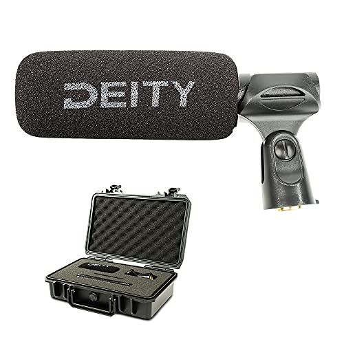  Deity S-Mic 2S Video Shotgun Microphone,Super Cardioid Pickup Pattern,Ultra Low Off-Axis Coloration, Low Inherent Self-Noise, Weather Resistant, RF-Interference Proof, 24V/48V Phan