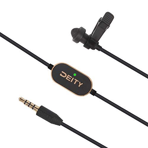  Deity V.Lav Pre-Polarized Lavalier Lapel Microphone Omnidirectional Condenser Mic with Powerful 3.5mm TRS/TRRS Compatibility for Smartphones, SLRs, Tablets, laptops, recorders