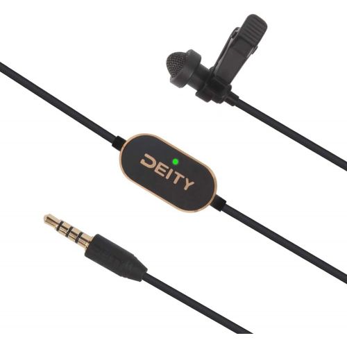  Deity V.Lav Pre-Polarized Lavalier Lapel Microphone Omnidirectional Condenser Mic with Powerful 3.5mm TRS/TRRS Compatibility for Smartphones, SLRs, Tablets, laptops, recorders