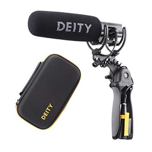  Deity V-Mic D3 Pro Location Kit 3.5mm TS TRS or TRRS Super-Cardioid Directional Shotgun Microphone with Rycote Duo-Lyre Shock Mount for DSLRs, Camcorders, Smartphones, Tablets, Han