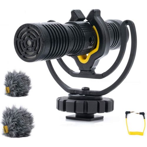  [아마존베스트]Deity V-Mic D4 Duo Microphone Mini Portable Voice Recorder Dual Cardioid Interview Mic for Vlog Pocket Cam DSLR Camera