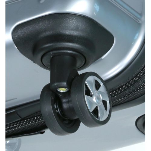  Dejuno Venture 3-Piece Hardside Spinner TSA Lock, Blue