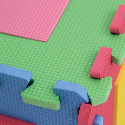  [아마존베스트]Animals Rubber EVA Foam Puzzle Play Mat Floor. 10 Interlocking playmat Tiles (Tile:12X12 Inch/9 Sq.feet Coverage). Ideal for Crawling Baby, Infant, Classroom, Toddlers, Kids, Gym W