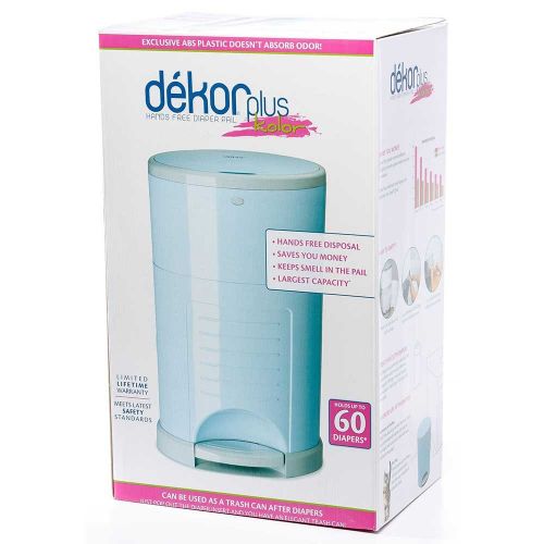  Dekor Plus Disposal Pail, Soft Blue