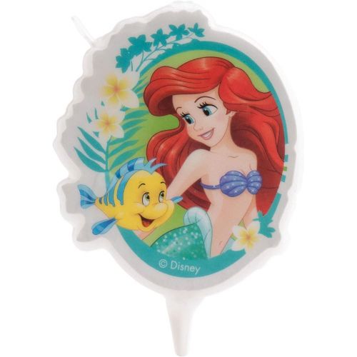  Dekora 346222 for Ariel Princess Disney Fans 2D Birthday Cake Candle