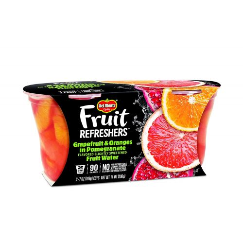  Del Monte Fruit Refreshers Snack Cups, Grapefruit & Oranges in Pomegranate Fruit Water,...
