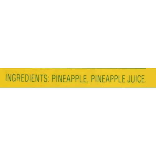  Del Monte Canned Pineapple Slices in 100% Juice, 20-Ounce (Pack of 12)